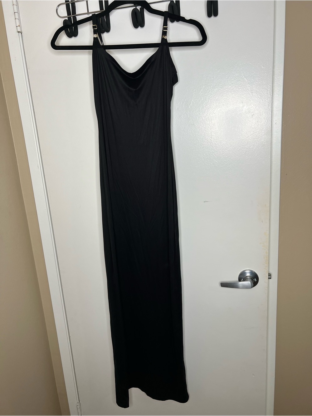 Victoria's Secret Black Spaghetti Strap Maxi